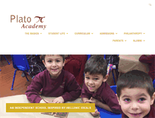 Tablet Screenshot of platoacademy.org